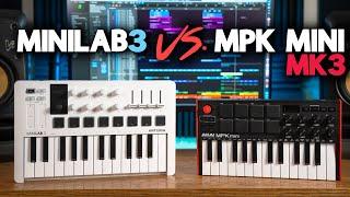 Arturia MINILAB 3 VS Akai MPK Mini Mk.3  - Which MIDI Keyboard should YOU choose?