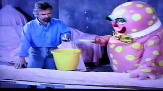 Noel Edmond's teaching Mr Blobby to wallpaper...