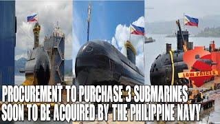 Philippines Receives 3 Submarines to be Delivered to Philippine Navy