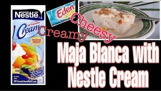 Creamy and Cheesy Maja Blanca | Maja Blanca with Nestle Cream