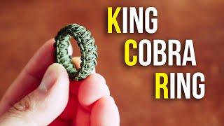 King Cobra Knot Micro Cord Ring | Paracord Ring Tutorial