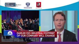 Daimler CEO: Industrial footprint of our company will change