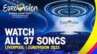 Eurovision Official Roundup: All 37 Songs Of Eurovision 2023 | #UnitedByMusic