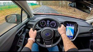 NEW Subaru Crosstrek 2024 [2.0 I-S E-BOXER 136HP] |0-100| POV Test Drive #1977 Joe Black