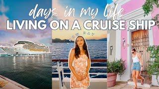 Days In My Life Working On A Cruise Ship: Life updates, drill, show day, exploring San Juan