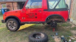 Suzuki samurai remontas | Galinio guolio ir riebokšlio keitimas | Giedryz | 2023 08 01