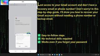  The Ultimate Gmail Recovery Blueprint No Email, No Phone Needed! 2025| Gmail Account Recovery 