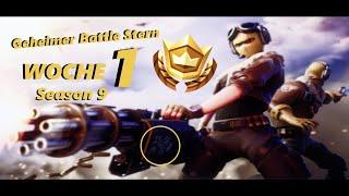 Geheimer BATTLE PASS STERN WOCHE 1 ⭐ Season 9 | Fortnite