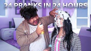 24 Pranks In 24 Hours Challenge !! Must Watch Funniest Video