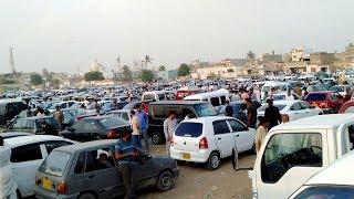 CAR BAZAAR KARACHI | Sunday Cars Market Latest Updates Oct 2019 | Custom Paid Cheap Cars | KMU