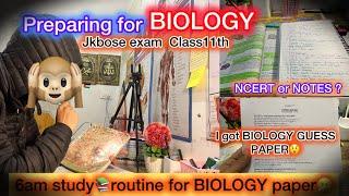 6am studyroutine for BIOLOGY paper | Class11th biology important question2024 and guess paper