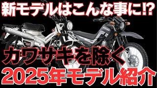 【2025年モデル】最新バイクと噂のバイクを紹介！