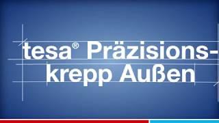 tesa Präzisionskrepp 4440 - optimale Lösung für scharfe Kanten im Außenbereich