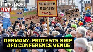 LIVE: Thousands Protest outside Far-right AfD Party Conference in Germany