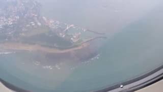 Landing at Taiwan Taoyuan international airport