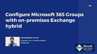 How to configure Microsoft 365 Groups with on-premises Exchange hybrid