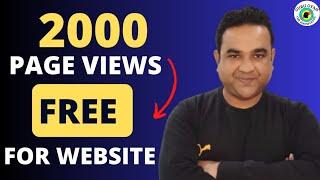 Free 2000 Page Views For Website | Free Website Traffic Kaise Laye 2023