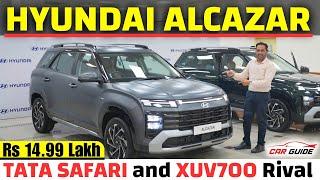 2024 Hyundai Alcazar Facelift - 7 Seater Family SUV  Mahindra XUV700 & Tata Safari Rival 