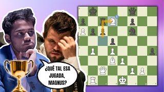 ¡CAMPEÓN, EN LA DEFINICIÓN QUE TÚ QUERÍAS VER! : Arjun vs Carlsen (Tata Steel India Blitz 2024)