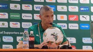 CHRIS HUGHTON POST MATCH CONFERENCE AFTER EGYPT’S GAME.