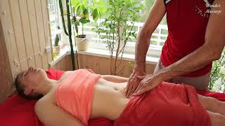 [ASMR] Visceral massage of the abdomen. Massage of the internal organs. ASMR massage