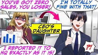Right Before the Evaluations, the CEO’s Daughter Tampered with My Sales Figures![RomCom Manga Dub]