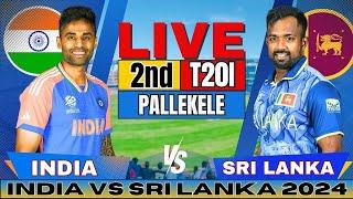 Live: India vs Sri Lanka 2nd T20 Live | Ind vs SL | Live Cricket Match Today | #cricket P