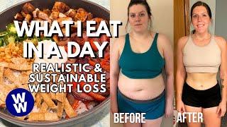 WHAT I EAT IN A DAY FOR WEIGHT LOSS | WeightWatchers | first day back on weight loss mode!