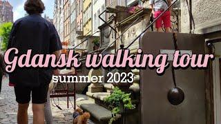 Gdansk walking tour summer 2023 Mariacka street