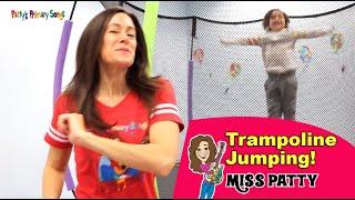 Jumping Song for Kids | Trampoline Jumping Children's Song by Patty Shukla | Trampoline Moves | Jump