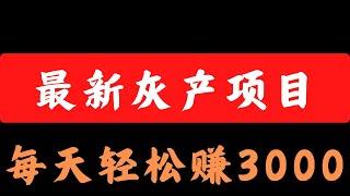 网赚 2025最新灰产项目 每天赚3000的灰产网赚偏门赚钱跑分项目（老鬼聊灰产）