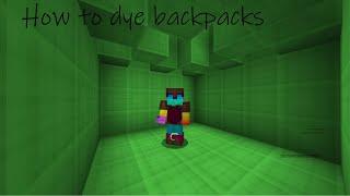 [NO LONGER WORKS] How do dye backpacks in Hypixel Skyblock