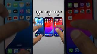 iPhone 16 vs iPhone 15 vs iPhone 13 Speed Test  Who’s the Real King? #shorts #viralvideo