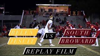 Belen Jesuit Wolverines vs South Broward Bulldogs - PLAYOFF REPLAY FILM #FootballFilmFanatics