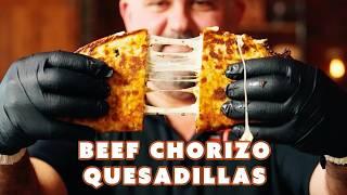 Homemade Beef Chorizo Quesadillas