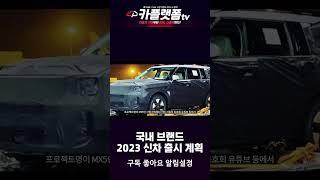 2023년 신차 출시 예정 계획 국내편 #shorts