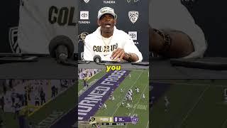 Deion Sanders defending his son Shedeur after Colorado's upset win 