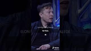 What do you think about colleges? | Elon Musk