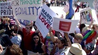 Evolution of gay marriage support in US