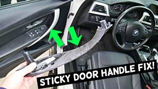 HOW TO REPLACE STICKY INTERIOR DOOR HANDLE ON BMW F30 F31 F32 F33 F36 328i 320i 335i  340i 428i 420i