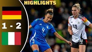 Germany vs Italy | Highlights & Goals Women's International Friendly 2024