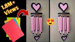 DIY paper windchime | Wind chime craft ideas