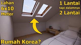 Rumah Minimalis Ala Korea di lahan 6x10 meter