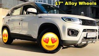 लगवा दिए Best Alloy Wheels अपनी Brezza में ️ Brezza 17 inch Alloy Wheels