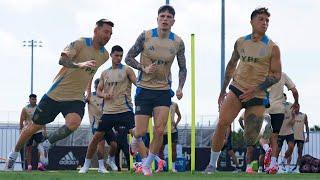 Garnacho, Fernández, Messi HAVE FUN during Argentina training before Ecuador friendly in Chicago 