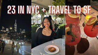 23rd birthday in nyc, traveling back home, thanksgiving | november vlog