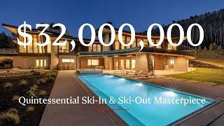 Quintessential Ski-In/Ski-Out Masterpiece in The Colony - 256 White Pine Canyon Rd, Park City, UT