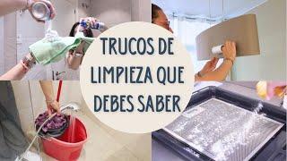 10 TRUCOS de LIMPIEZA que DEBES SABER para TU HOGAR 