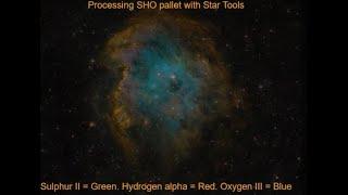 Processing narrow band SHO with Star Tools