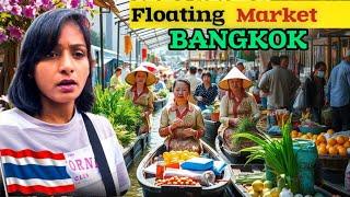 CRAZY FLOATING MARKET IN BANGKOK | TELUGU YATRI #THAILAND  